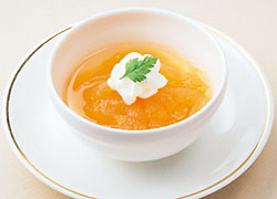にんじん・りんごジュース寒天